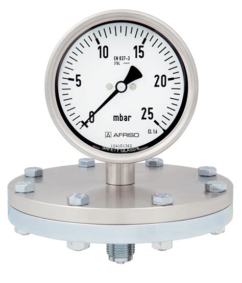 Standard Diaphragm Pressure Gauges Type D4 Afriso Afriso