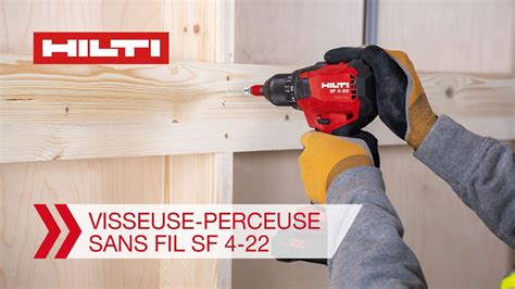 Nouvelle Visseuse Perceuse Sans Fil SF 4 H 22 Nuron Hilti YouTube