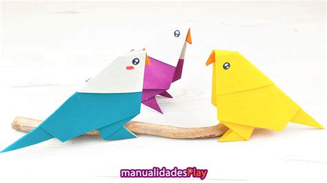 C Mo Hacer Un P Jaro De Papel F Cil Con Origami Manualidades Play