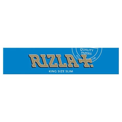 Rizla Blue King Size Slim Rolling Papers Johnnys Tobacconist