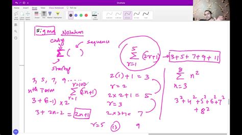 Geometric Series Sigma Notation Infinite Sum Youtube