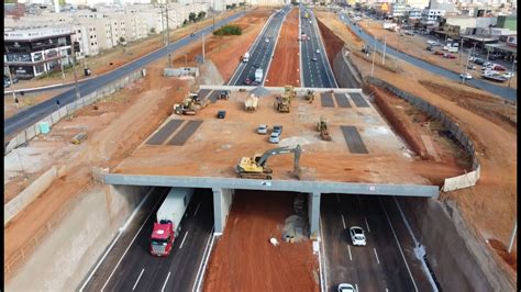 VIADUTO DO RECANTO DAS EMAS Drone mostra as obras em sequências 25