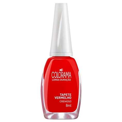 Esmalte Colorama Cremoso Tapete Vermelho Verniz