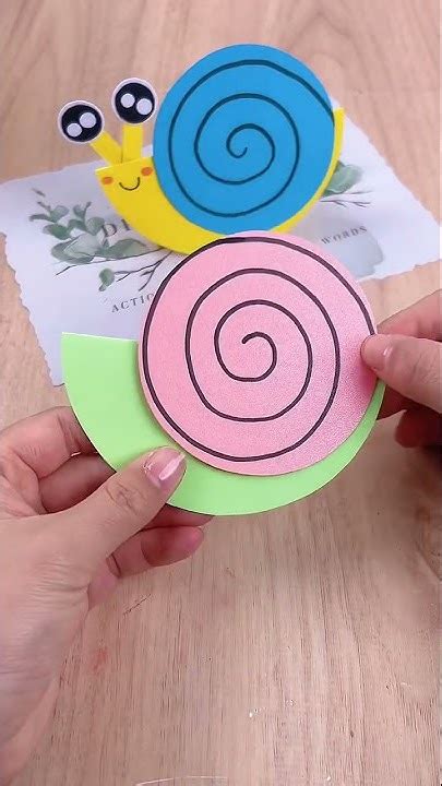 Make A Colourful Rocking Paper Plate Snails Crafts Tutorial For Kids