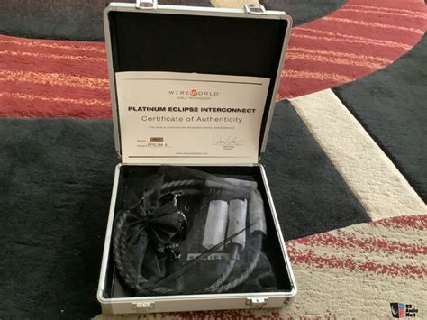 Wireworld Top Of The Line Platinum Eclipse Xlr Interconnect M Photo