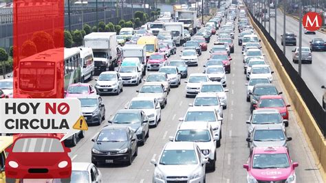 Hoy No Circula en CdMx y Edomex Qué autos descansan este viernes