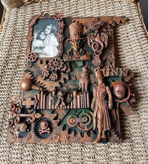 Steampunk Mixed Media Art Work Designed By Myself Totally Wild For