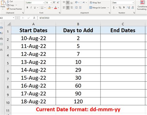 How To Add Days To A Date In Excel Spreadcheaters