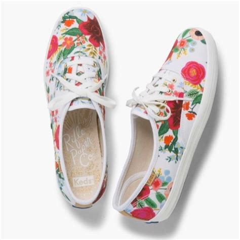 Rifle Paper Co Shoes Keds X Rifle Paper Co Wild Rose Champion