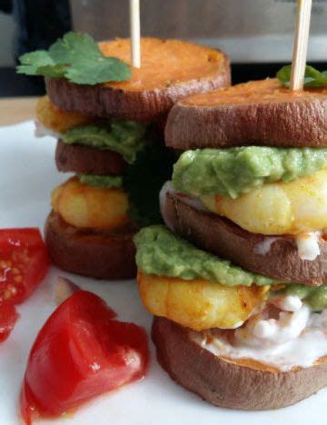 Burger Patate Douce Avocat Crevettes Ig Bas Artofit