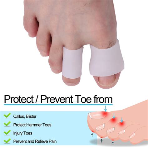 New Pairs Toe Separator Spacer Silicone Bunion Corrector