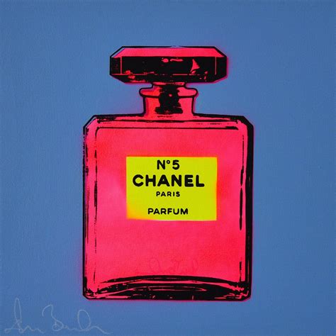 Pop Art Chanel Perfume Bottle Art Pop Art Drawing Neon Painting