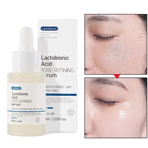 Lactobionic Acid Pore Shrink Face Serum Hyaluronic Acid Face