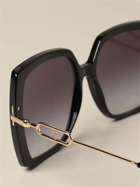 Burberry Sunglasses In Acetate And Metal Glasses Burberry Women Black Glasses Burberry B