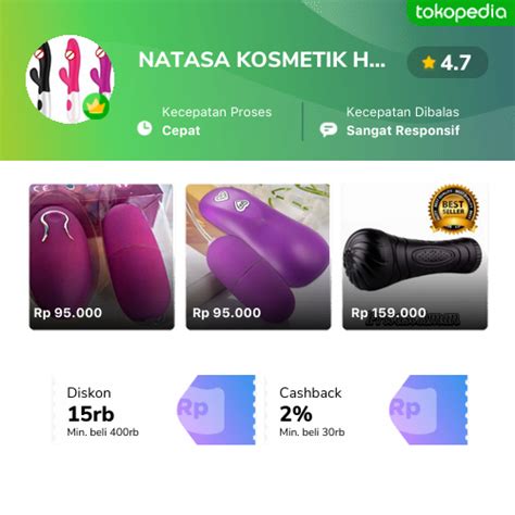 Toko Natasa Kosmetik Hrrbal Alat Bantu Dildo Getar Pria Wanita Online