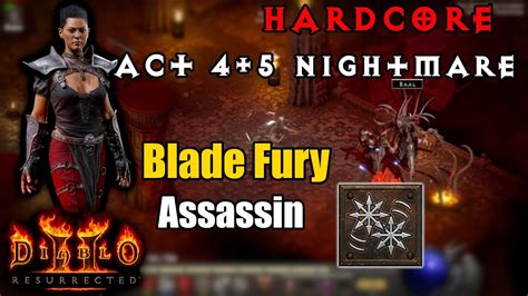 Hardcore Blade Fury Assassin Ssf Playthrough Act Nightmare Diablo