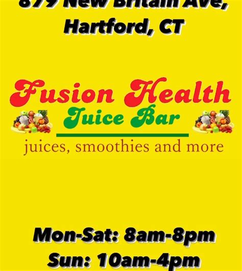Fusion Health Juice Bar | Hartford CT