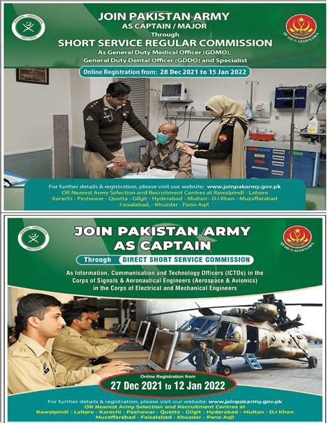 Join Pakistan Army As Captain Major Galaxy World