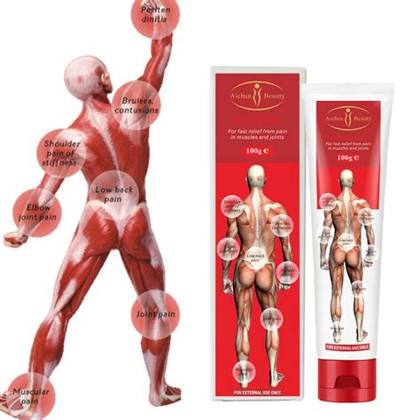 Aichun Beauty Effective Body Muscle Fast Pain Relief Massage Cre