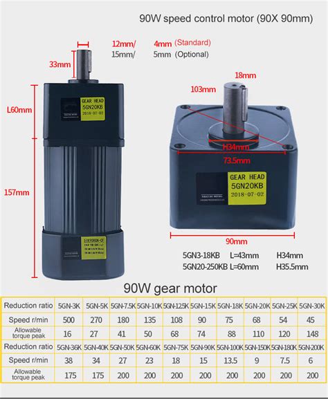 Ik Gu W Phase Low Speed High Torque Ac Motor V With Gearbox