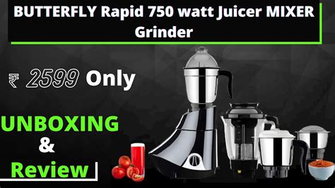 Butterfly Smart Juicer Mixer Grinder Watt With Jars Unboxing