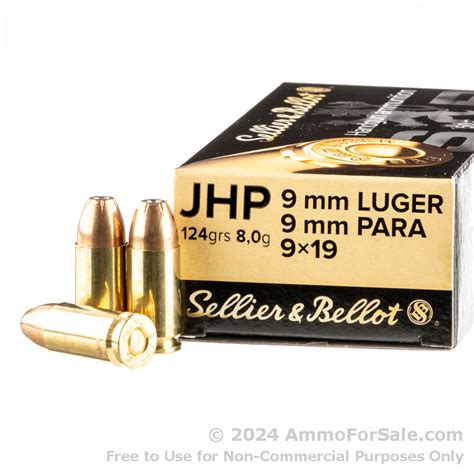 Rounds Of Discount Gr Jhp Mm Ammo For Sale By Sellier Bellot