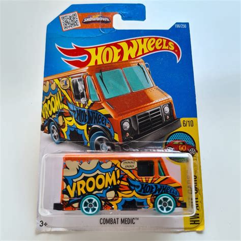 Hot Wheels Combat Medic Orange HW Art Cars Original Hot Wheels Shopee Malaysia
