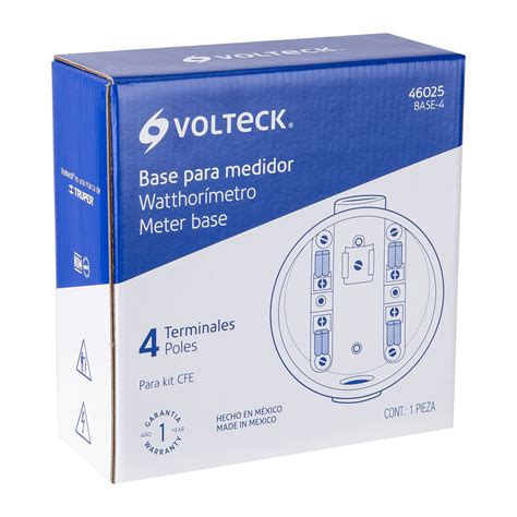 Base Cfe Para Medidor Terminales Volteck Rantec Electronics