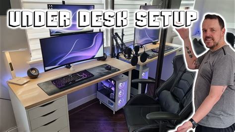 New Under Desk Pc And Setup Tour Youtube