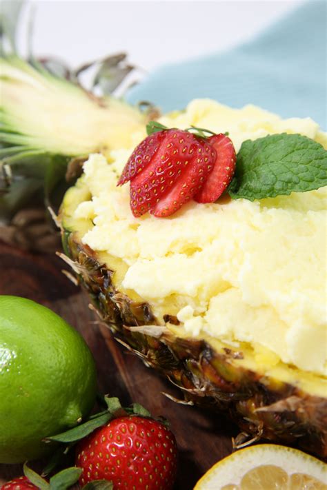 Fresh Pineapple Sorbet Recipe Without Ice Cream Maker