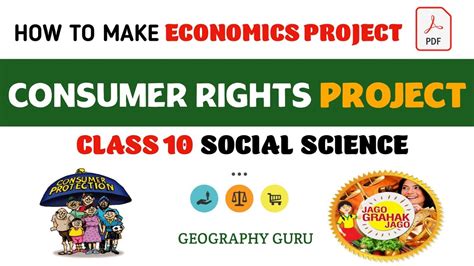 Consumer Rights Project Consumer Awareness Class 10 Sst Eco Project On Social Issues