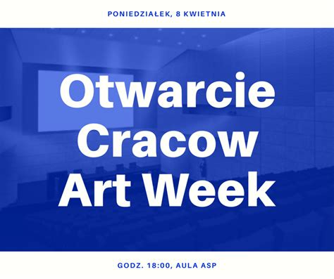 Otwarcie Cracow Art Week Krakers Cracow Art Week