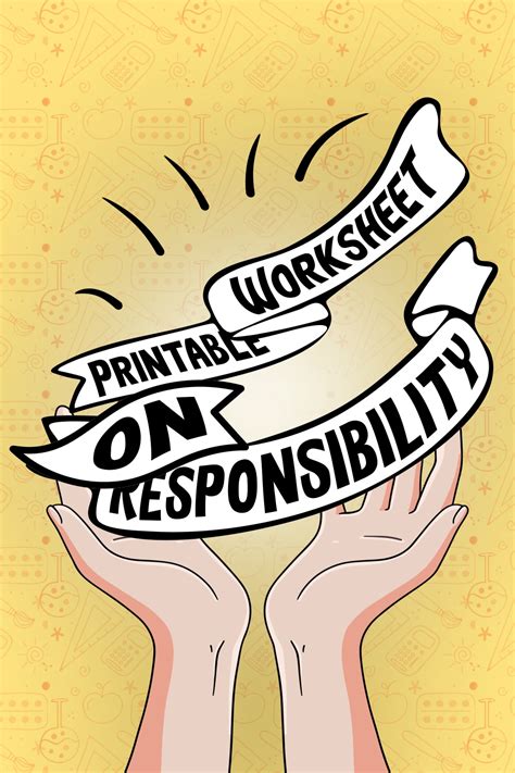 13 Printable Worksheets On Responsibility Free Pdf At