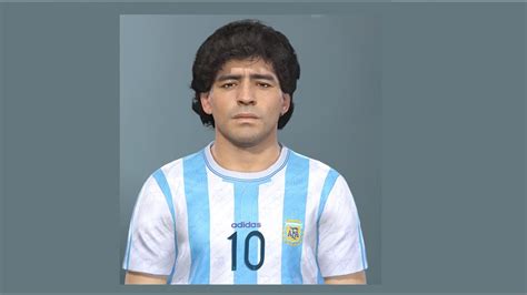 Diego Maradona Faces De Jogadores Clássicos Konami Pes 2019 E Pes