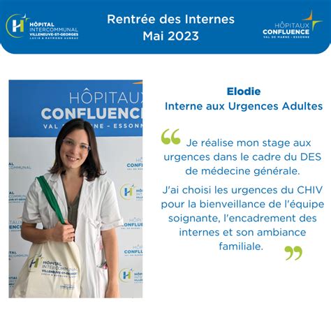 Rentr E Des Internes Mai Centre Hospitalier Intercommunal