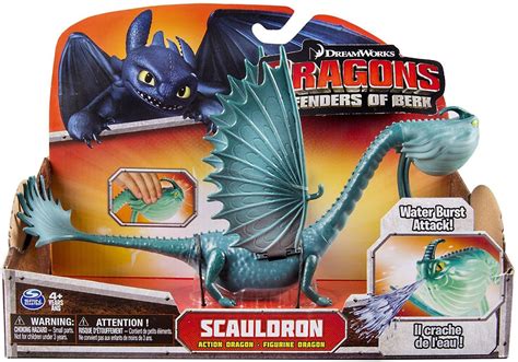 How to Train Your Dragon Defenders of Berk Scauldron Action Figure Spin ...