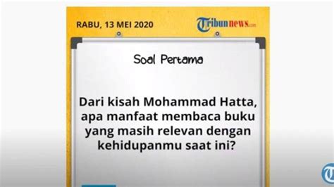 Jawaban Soal TVRI SMP Kelas 1 3 Rabu 13 Mei 2020 Belajar Dari Rumah