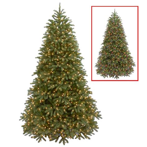 National Tree Company 75 Ft Jersey Fraser Fir Medium Artificial Christmas Tree With Dual Color