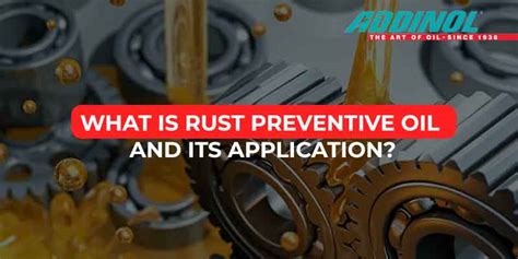 What Is Rust Preventive Oil And Its Application