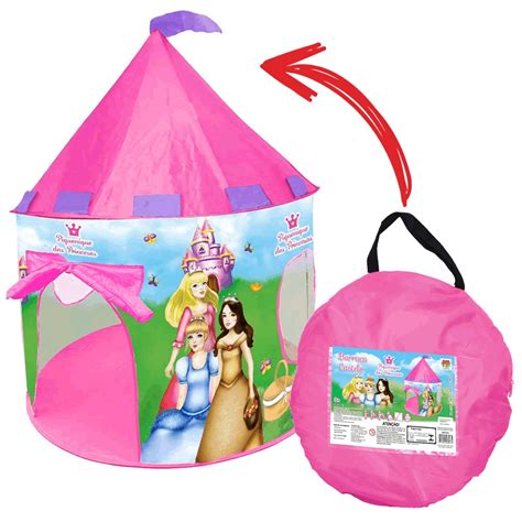 Barraca Infantil Princesas Piquenique No Castelo Rosa Dmtoys Submarino