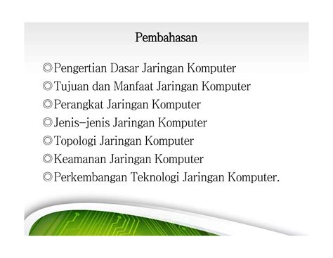 Pengantar Jaringan Komputer Ppt