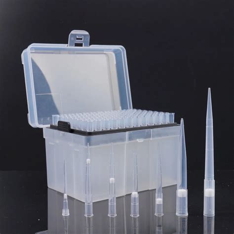 1000UL Rack Disposable Medical Laboratory Low Retention Sterile Pipette