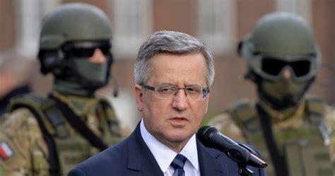 Komorowski Rosja Jest R D Em Problem W Na Ukrainie Wydarzenia W