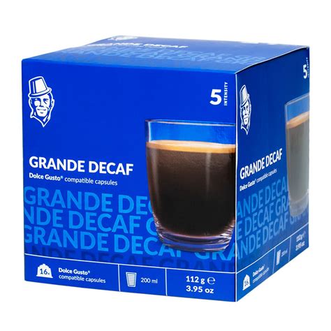 Kaffekapslen Grande Decaffeinato 16 Capsule Per Dolce Gusto Per 2 99