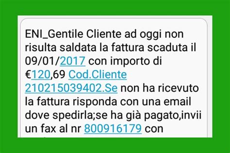 Truffa Eni Attenzione Al Falso Sms Ecco Come Difendersi