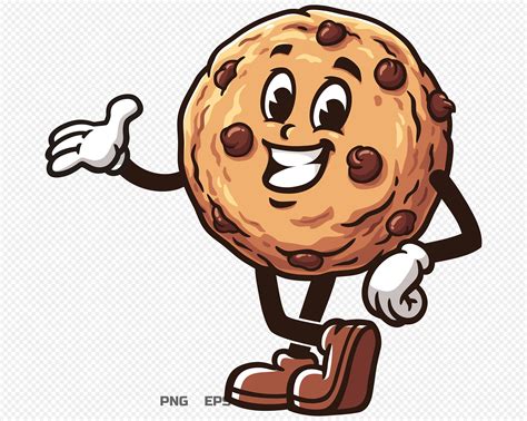 Cookies Cartoon Mascot Illustration Design Character Vector Clip Art ...