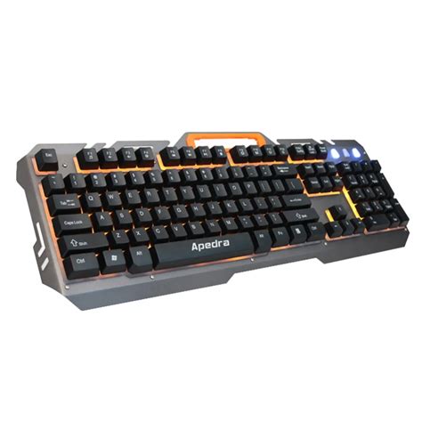 AK X60 USB Wired Metal Keyboard 104 Keys Backlight Gaming Keyboard ...