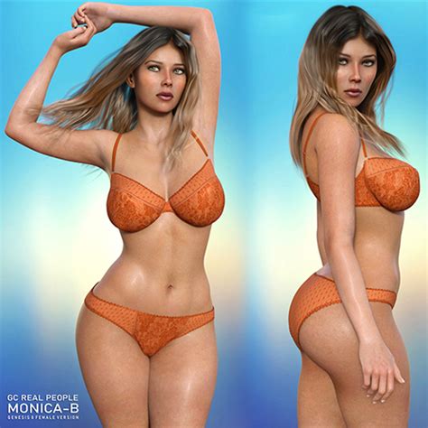 GC Real People Monica B For Genesis 8 Female Guhzcoituz Daz Poser