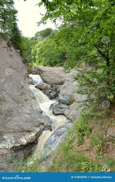 Waterfall Putna stock photo. Image of natural, fresh - 97805990