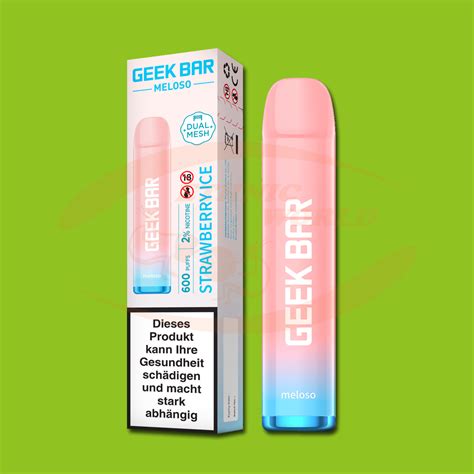 Geek Bar Meloso Puffs Mg Strawberry Ice Ethnic World